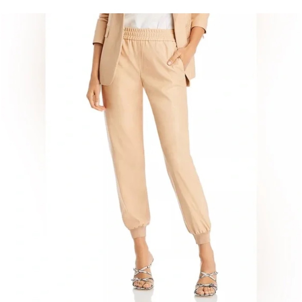 Alice + Olivia Beige Jogger Pants